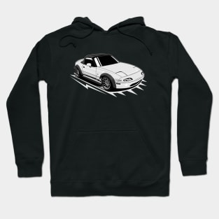 White miata classic Hoodie